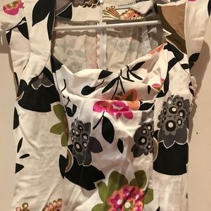 Floral vintage stretch dress